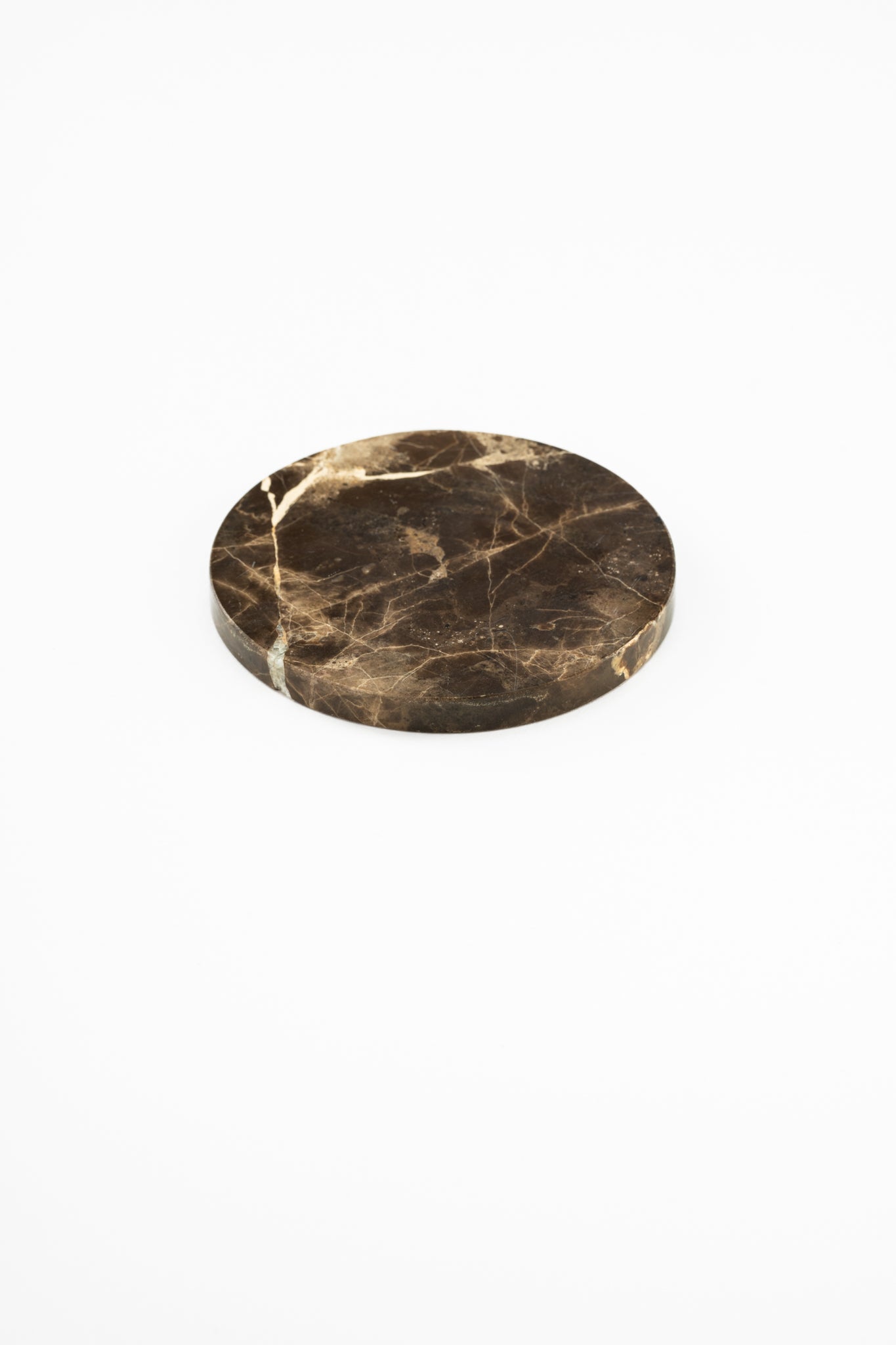 Brown Red Marble Coaster