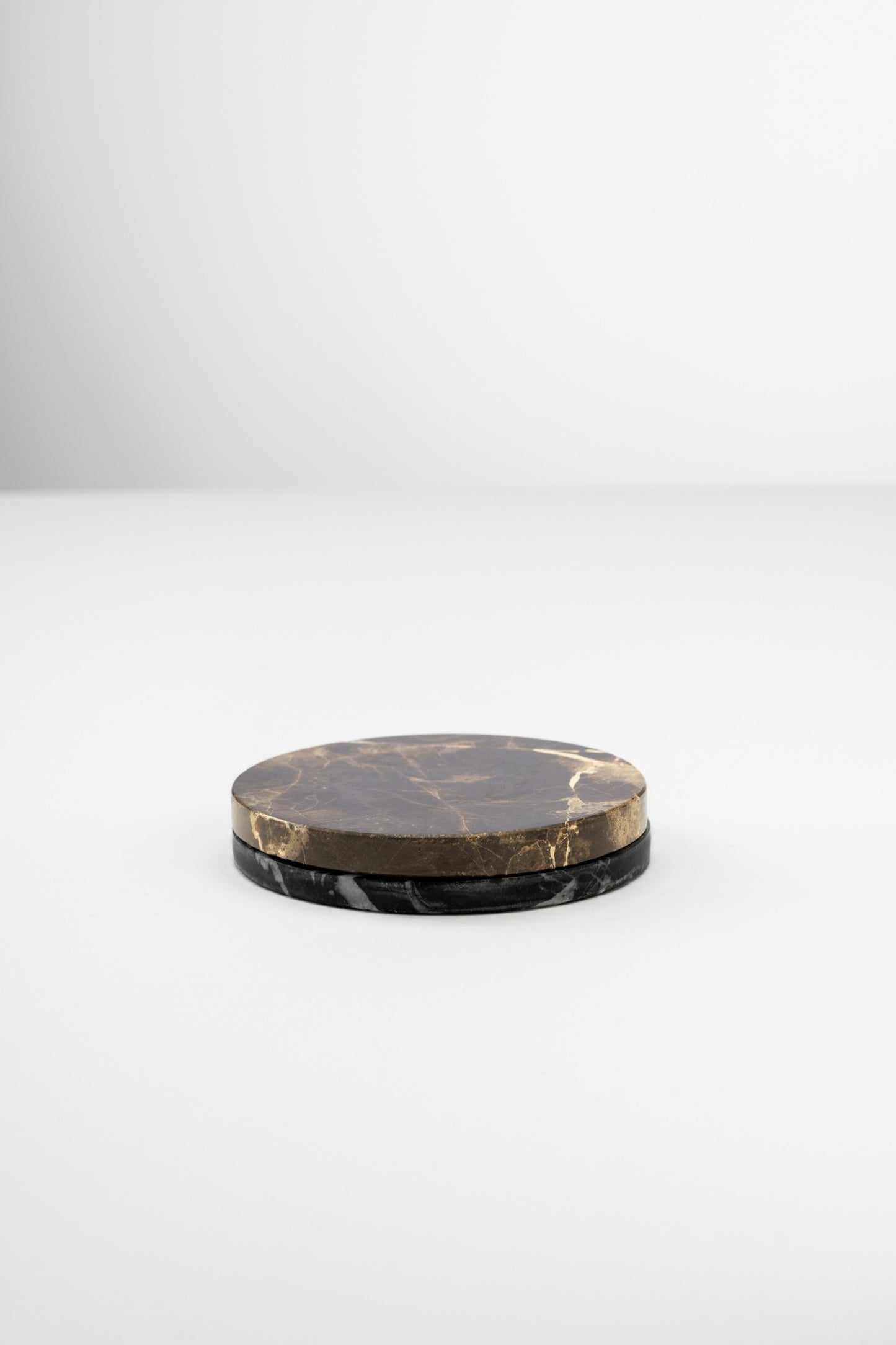 Brown Red Marble Coaster